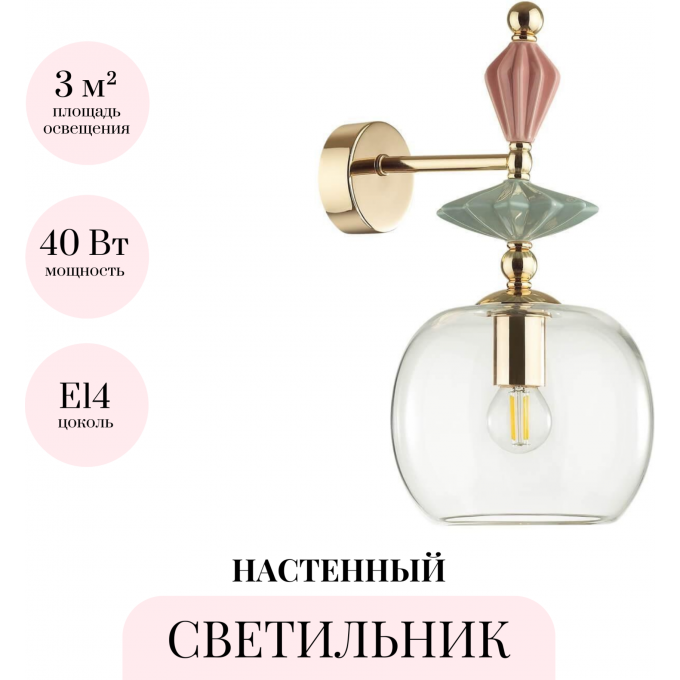 Бра ODEON LIGHT CLASSIC BIZET 4855/1WB