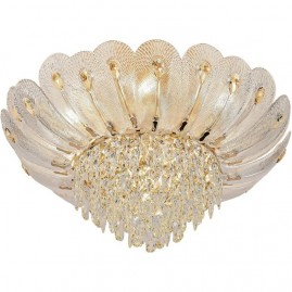 Люстра ODEON LIGHT PAROTI HALL ODL24 519 E14 11*40W металл хрусталь стекло, золото прозрачный янтарный Люстра ODEON LIGHT PAROTI HALL ODL24 519 E14 11*40W металл хрусталь стекло, золото прозрачный янтарный