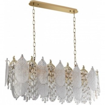 Люстра ODEON LIGHT TEARS HALL ODL24 511 E14 14*40W металл хрусталь стекло, золото прозрачный Люстра ODEON LIGHT TEARS HALL ODL24 511 E14 14*40W металл хрусталь стекло, золото прозрачный