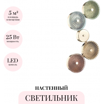 Настенный светильник ODEON LIGHT EXCLUSIVE CARAMELLA 5412/25WL Настенный светильник ODEON LIGHT EXCLUSIVE CARAMELLA 5412/25WL