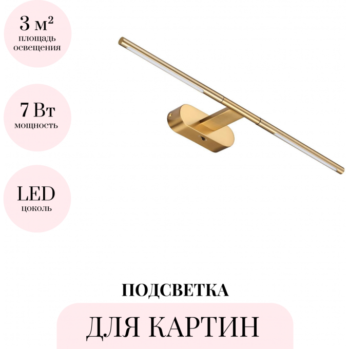 Подсветка для картин ODEON LIGHT ALEDO 6635/7WL