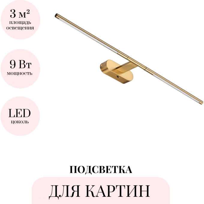 Подсветка для картин ODEON LIGHT ALEDO 6635/9WL